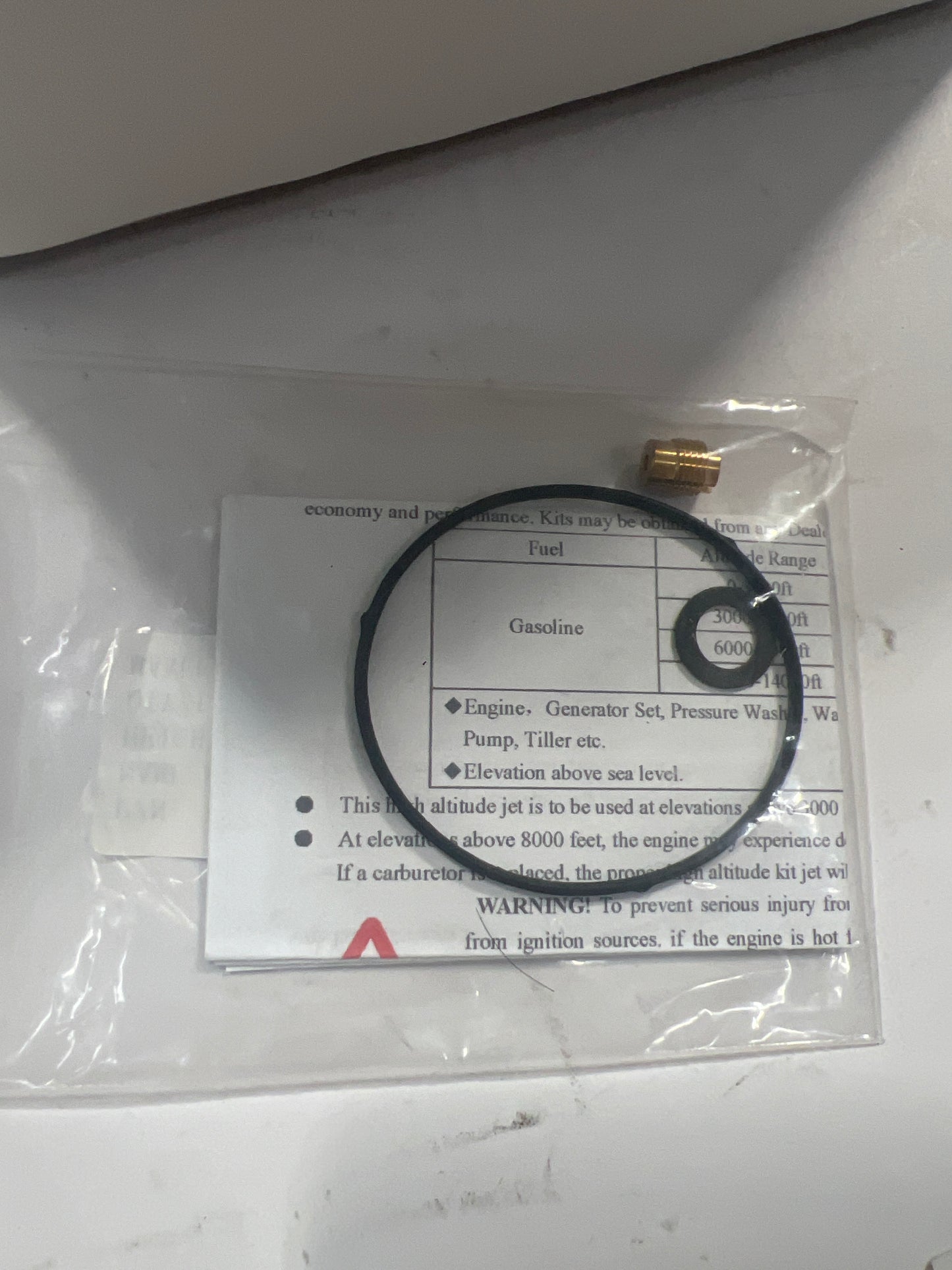 High altitude kit 6000ft~8000ft (Shenchi Engine)