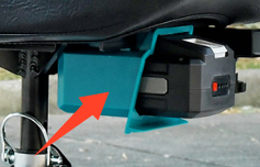 GUT142&GUT173&GUT121-battery holder(2ah&4ah universal,green)