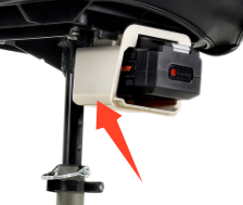 GUT165-battery holder(2ah&4ah universal,white)