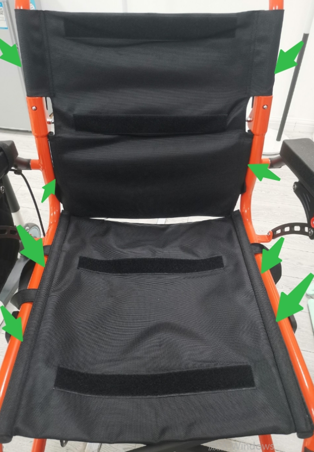 GUT155-Padding under wheelchair cushions(including bolts)