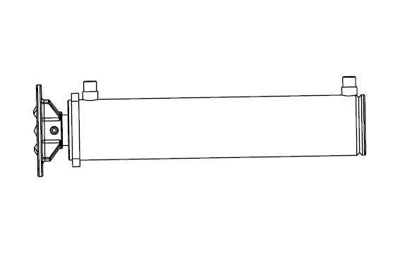 GUO079-Hydraulic Cylinder(Blue)Including thrust plate and push rod