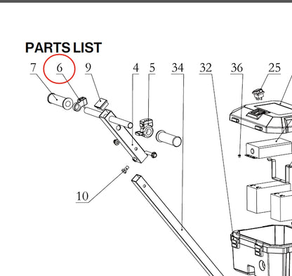 GUO041/GUO137/GUO092/GUO103 Switch button(Drive and Reverse)(8.OSPPD102.08)