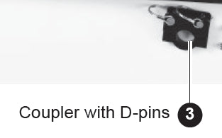 GUT157-#3 Coupler with D-pins