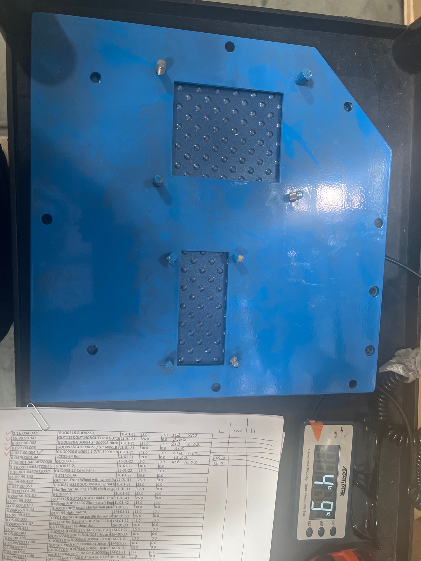 GUO033-2 Front of side plate