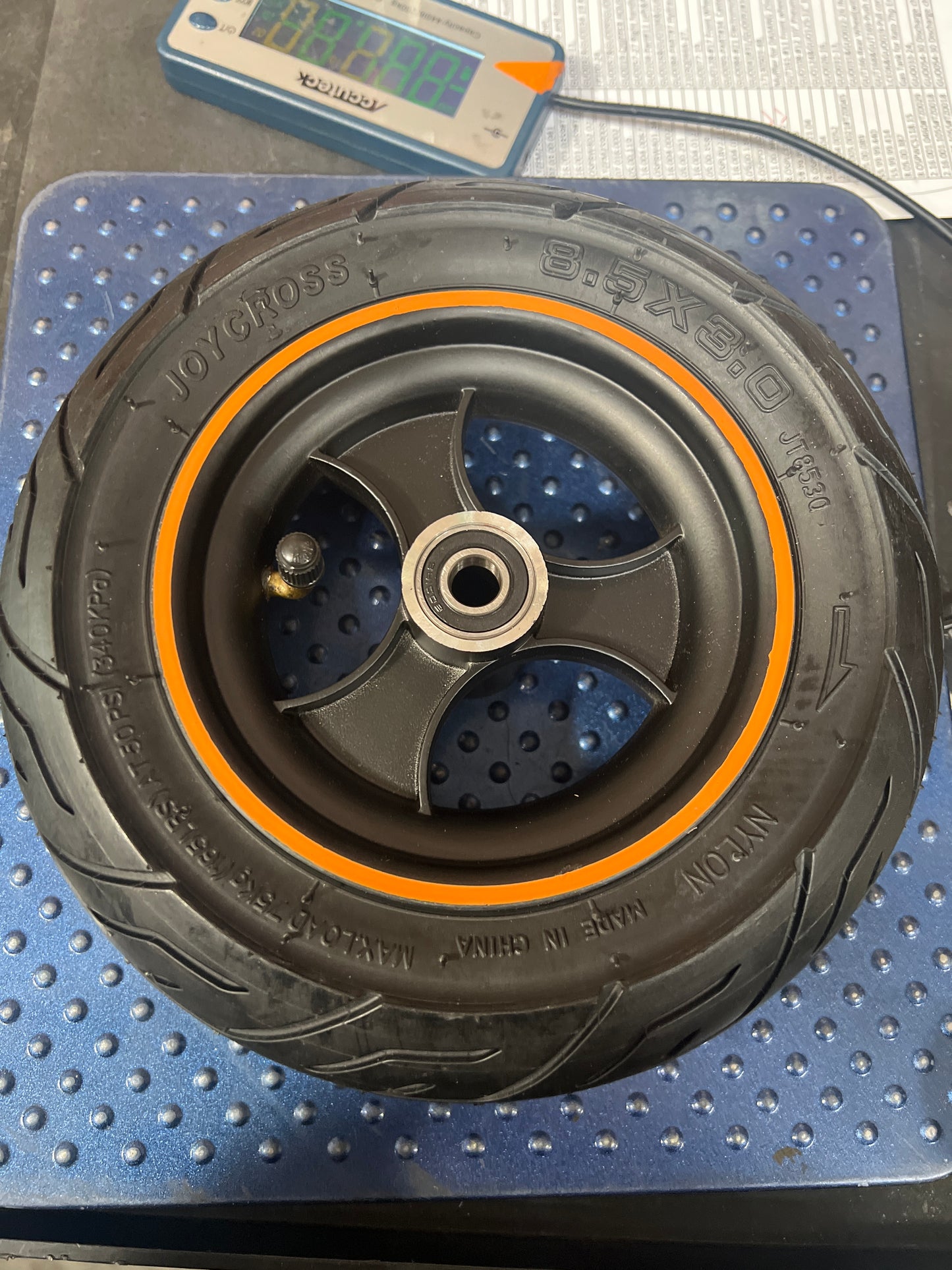 GUT161-#11 Front wheel including shaft sleeve(universal for both left and right)