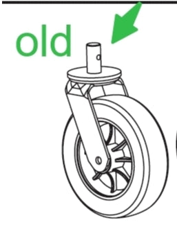 GUO128-#23 Swivel Wheels with bracket(old version)