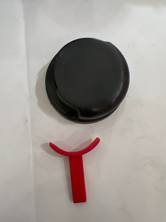 (Right)Plastic cover for the motor of GUT155 electric wheelchair(Black plastic cover&red handle)