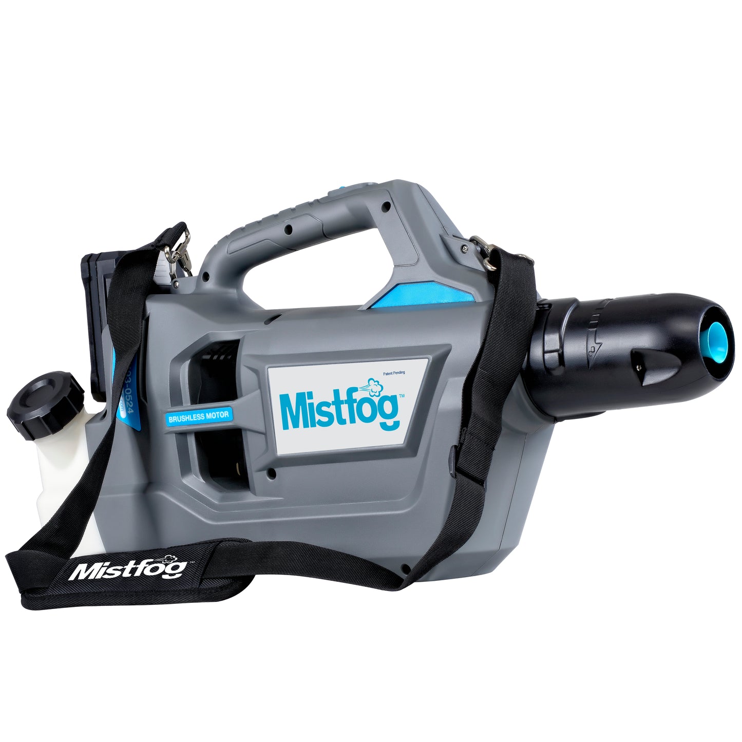 Mistfog Handheld 1Gal. 2-in-1 DC48V Lithium Ion battery powered fogger & blower