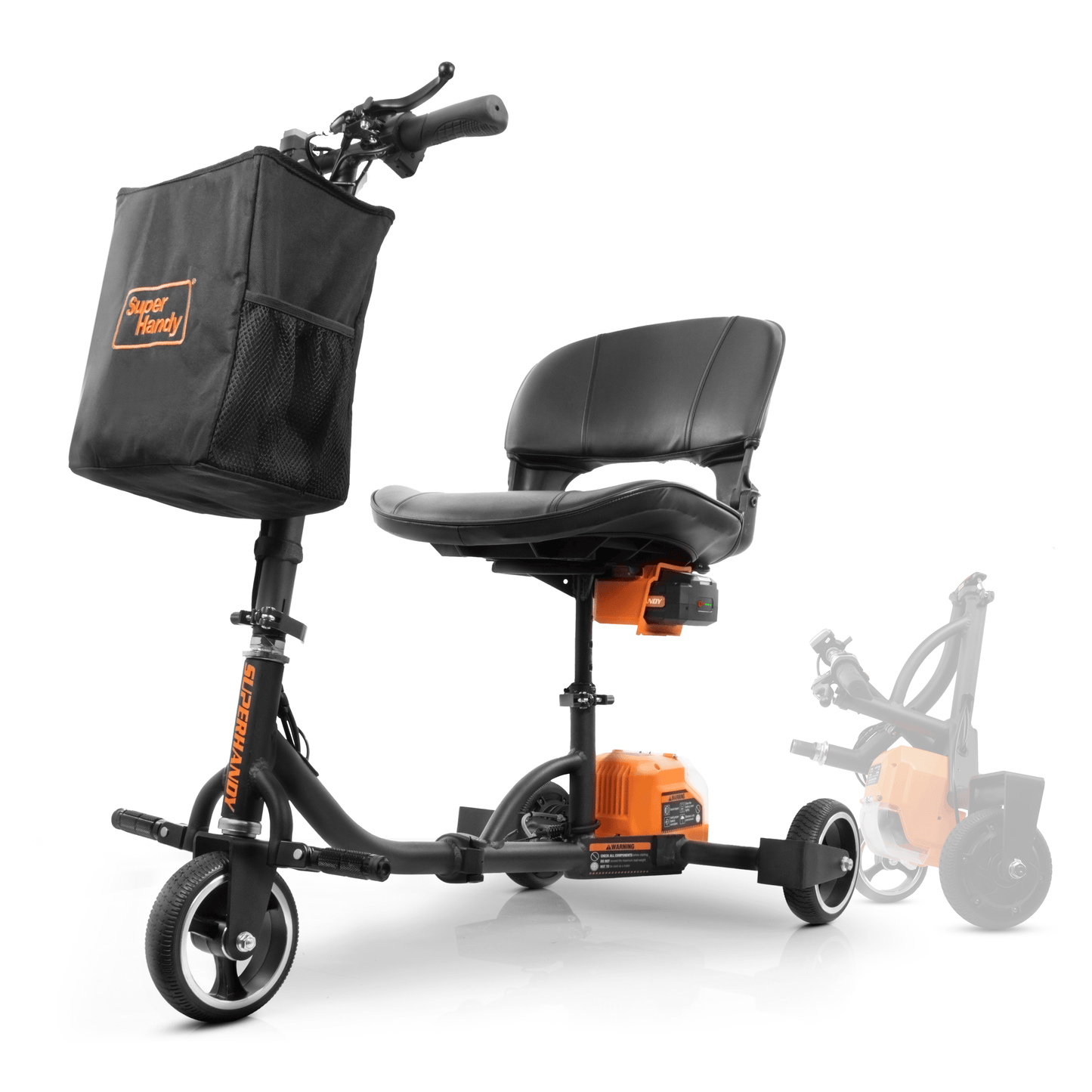 SuperHandy Mobility Scooter - "The PassPort" - 35 lbs, 6.5 Mile Range, 48v Battery Powered (2x Batteries + Charger included) (Pre-Owned) Mobility Scooter